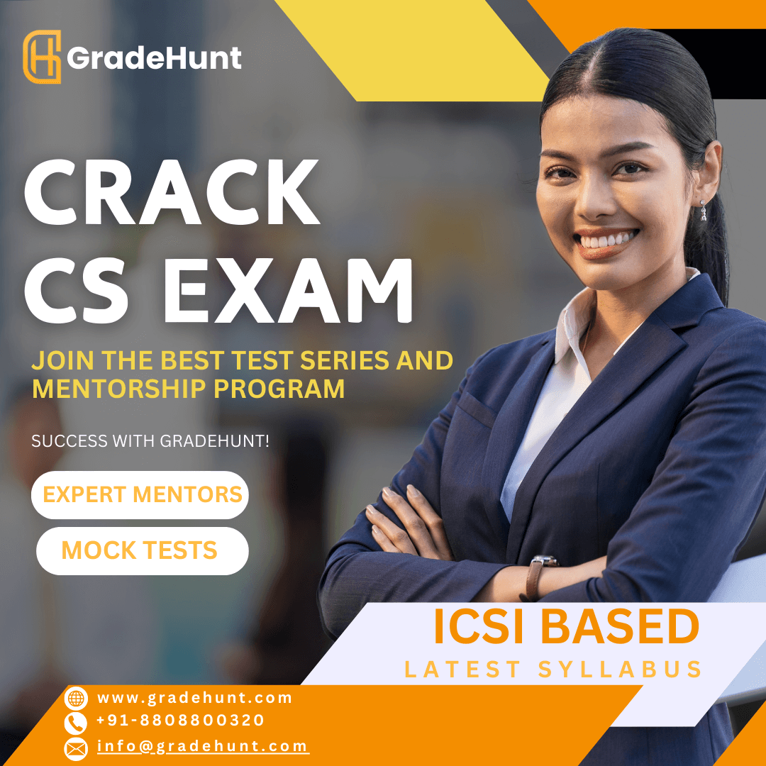 Best Test Series for CS Executive and CS Professional exams