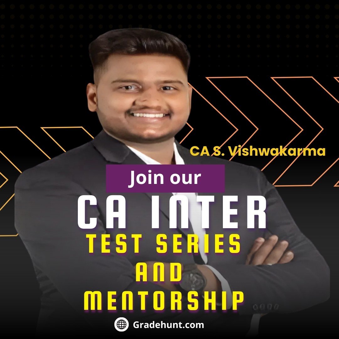 CA Inter test series and mentorship for exams preparation