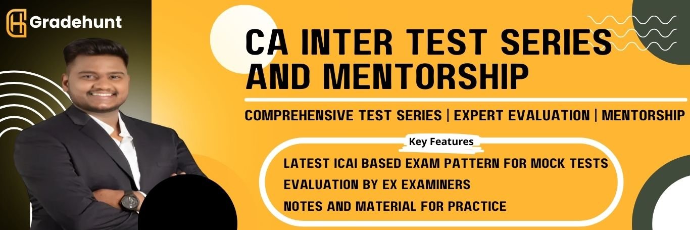 CA Inter Test Series and Mentorship