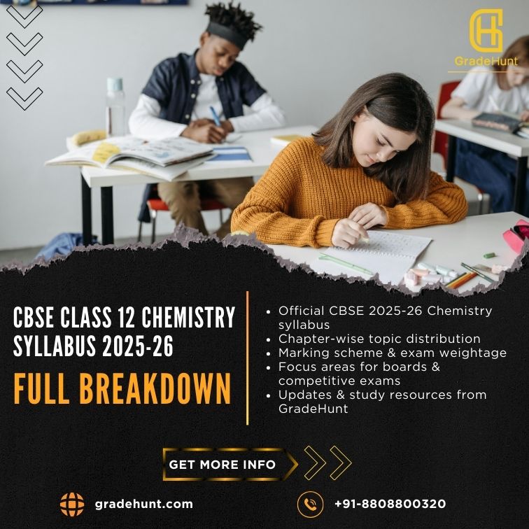 CBSE Class 12 Chemistry Syllabus 2025-26: Full Breakdown