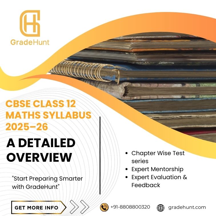 CBSE Class 12 Maths Syllabus 2025–26: A Detailed Overview