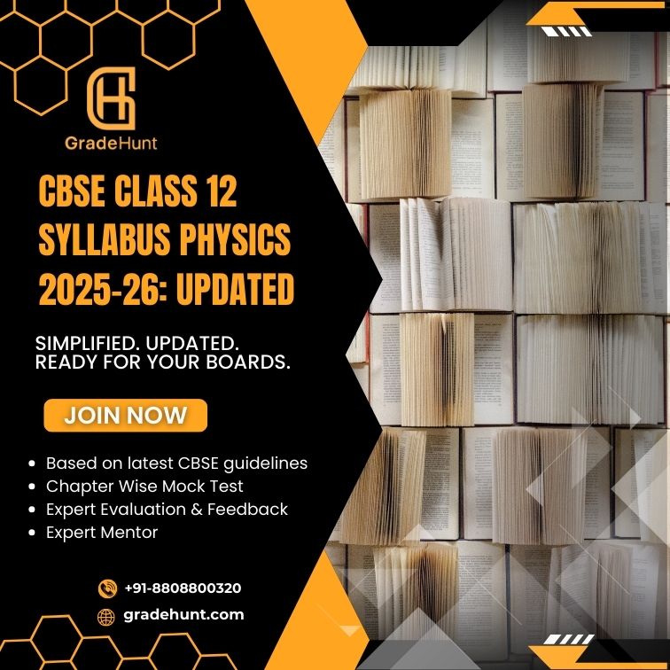 CBSE Class 12 Syllabus Physics 2025-26: Updated