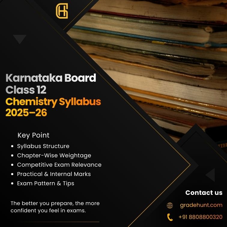 Karnataka Board Class 12 Chemistry Syllabus 2025–26: Complete II PUC Guide with Chapter-Wise Weightage