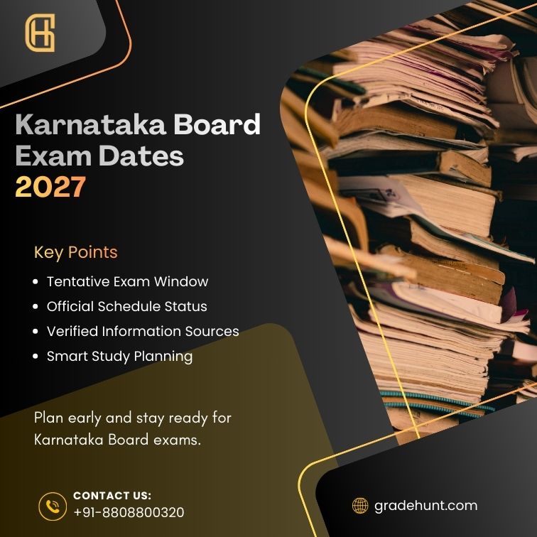 Karnataka Board Exam Dates 2027