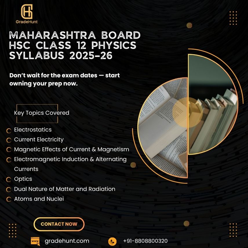 Maharashtra Board HSC Class 12 Physics Syllabus 2025–26