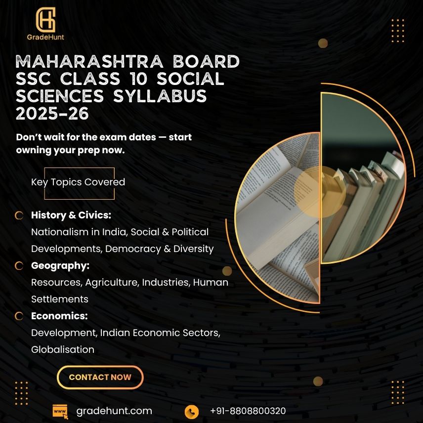 Maharashtra Board SSC Class 10 Social Sciences Syllabus 2025–26