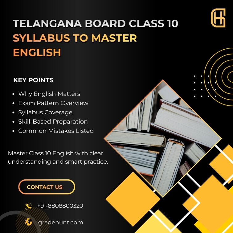 Telangana Board Class 10  Syllabus to Master English